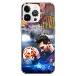 Husa personalizata tip carcasa HQPrint pentru Apple iPhone 15 Pro, model Messi 1, multicolor, S1D1M0122
