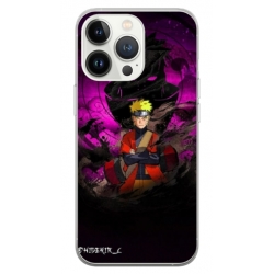 Husa personalizata tip carcasa HQPrint pentru Apple iPhone 15 Pro, model Naruto 1, multicolor, S1D1M0132