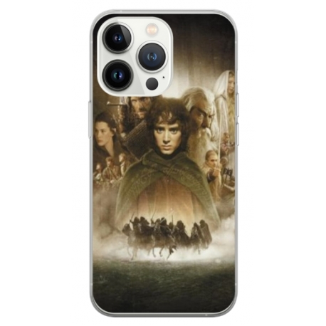 Husa personalizata tip carcasa HQPrint pentru Apple iPhone 15 Pro, model Lord of the Rings 2, multicolor, S1D1M0190