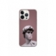 Husa personalizata tip carcasa HQPrint pentru Apple iPhone 15 Pro, model Bubble Gum Statue, multicolor, S1D1M0317