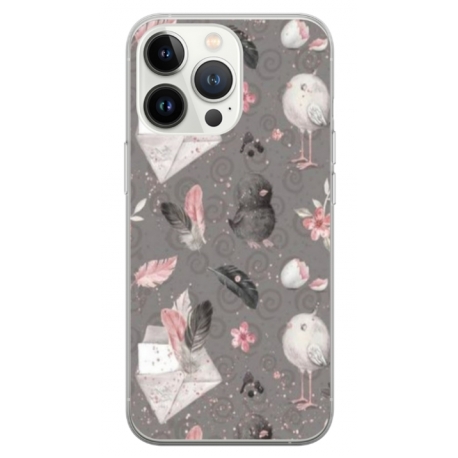 Husa personalizata tip carcasa HQPrint pentru Apple iPhone 15 Pro, model Abstract 1, multicolor, S1D1M0321