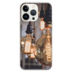 Husa personalizata tip carcasa HQPrint pentru Apple iPhone 15 Pro, model Lightbulb, multicolor, S1D1M0322