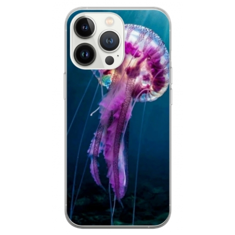 Husa personalizata tip carcasa HQPrint pentru Apple iPhone 15 Pro, model Mushroom, multicolor, S1D1M0326
