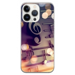 Husa personalizata tip carcasa HQPrint pentru Apple iPhone 15 Pro, model Notes, multicolor, S1D1M0328