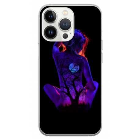 Husa personalizata tip carcasa HQPrint pentru Apple iPhone 15 Pro, model Colorful 8, multicolor, S1D1M0329