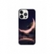 Husa personalizata tip carcasa HQPrint pentru Apple iPhone 15 Pro, model Moon in the Trees, multicolor, S1D1M0331