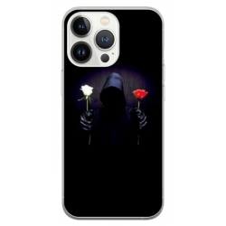Husa personalizata tip carcasa HQPrint pentru Apple iPhone 15 Pro, model Choose Rose, multicolor, S1D1M0343