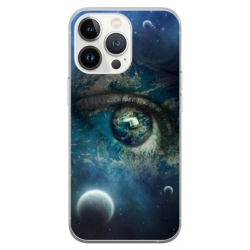 Husa personalizata tip carcasa HQPrint pentru Apple iPhone 15 Pro, model Abstract 3, multicolor, S1D1M0362