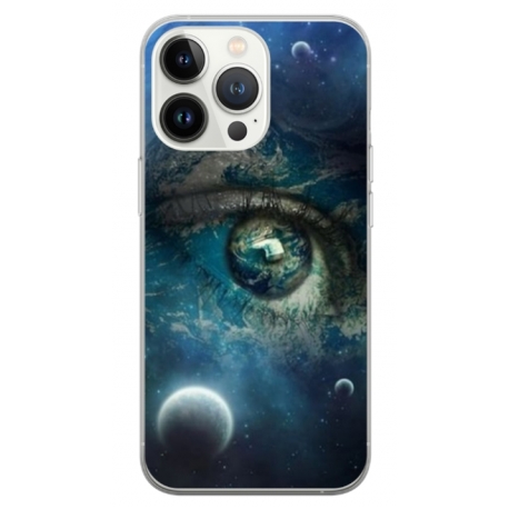 Husa personalizata tip carcasa HQPrint pentru Apple iPhone 15 Pro, model Abstract 3, multicolor, S1D1M0362