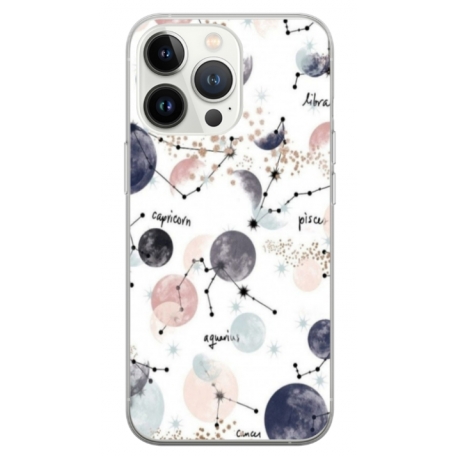Husa personalizata tip carcasa HQPrint pentru Apple iPhone 15 Pro, model Abstract 6, multicolor, S1D1M0372