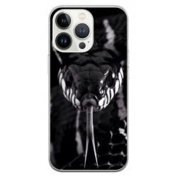 Husa personalizata tip carcasa HQPrint pentru Apple iPhone 15 Pro, model Snake, multicolor, S1D1M0378