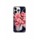Husa personalizata tip carcasa HQPrint pentru Apple iPhone 15 Pro, model Flowers 22, multicolor, S1D1M0379