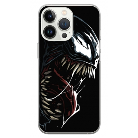 Husa personalizata tip carcasa HQPrint pentru Apple iPhone 15 Pro, model Venom 2, multicolor, S1D1M0387