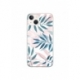 Husa personalizata tip carcasa HQPrint pentru Apple iPhone 15, model Leaf Design 1, multicolor, S1D1M0044