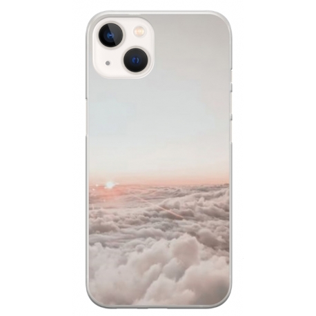 Husa personalizata tip carcasa HQPrint pentru Apple iPhone 15, model Sky, multicolor, S1D1M0061