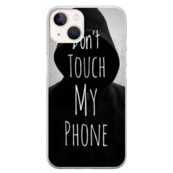 Husa personalizata tip carcasa HQPrint pentru Apple iPhone 15, model Dont touch my phone 2, multicolor, S1D1M0065