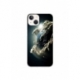 Husa personalizata tip carcasa HQPrint pentru Apple iPhone 15, model Cloudy Earth, multicolor, S1D1M0067