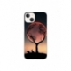 Husa personalizata tip carcasa HQPrint pentru Apple iPhone 15, model Moon Tree, multicolor, S1D1M0068