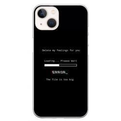 Husa personalizata tip carcasa HQPrint pentru Apple iPhone 15, model Delete Feelings, multicolor, S1D1M0069