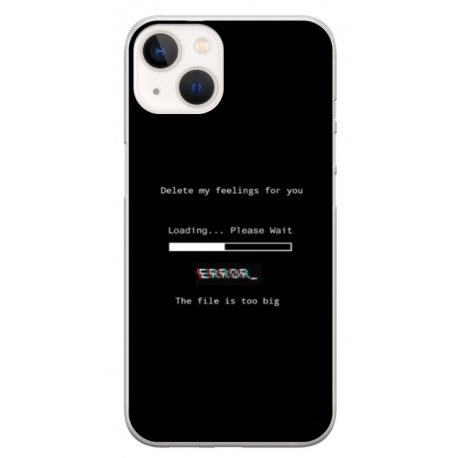 Husa personalizata tip carcasa HQPrint pentru Apple iPhone 15, model Delete Feelings, multicolor, S1D1M0069