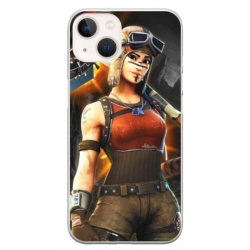 Husa personalizata tip carcasa HQPrint pentru Apple iPhone 15, model Fortnite 1, multicolor, S1D1M0073
