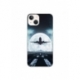 Husa personalizata tip carcasa HQPrint pentru Apple iPhone 15, model Moon Landing, multicolor, S1D1M0077