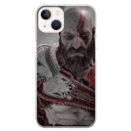 Husa personalizata tip carcasa HQPrint pentru Apple iPhone 15, model God of War 2, multicolor, S1D1M0081