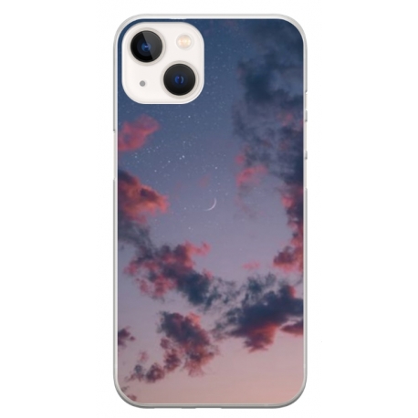 Husa personalizata tip carcasa HQPrint pentru Apple iPhone 15, model Moody Sky, multicolor, S1D1M0146