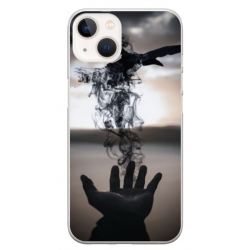 Husa personalizata tip carcasa HQPrint pentru Apple iPhone 15, model Black Magic, multicolor, S1D1M0152