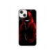 Husa personalizata tip carcasa HQPrint pentru Apple iPhone 15, model Evil Hoodie Man, multicolor, S1D1M0197