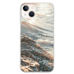 Husa personalizata tip carcasa HQPrint pentru Apple iPhone 15, model Ocean Water 1 , multicolor, S1D1M0200
