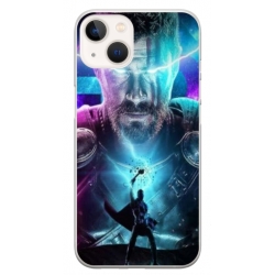 Husa personalizata tip carcasa HQPrint pentru Apple iPhone 15, model Thor 1, multicolor, S1D1M0201