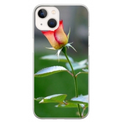 Husa personalizata tip carcasa HQPrint pentru Apple iPhone 15, model Flowers 13, multicolor, S1D1M0206