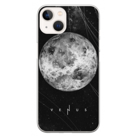 Husa personalizata tip carcasa HQPrint pentru Apple iPhone 15, model Moon, multicolor, S1D1M0212