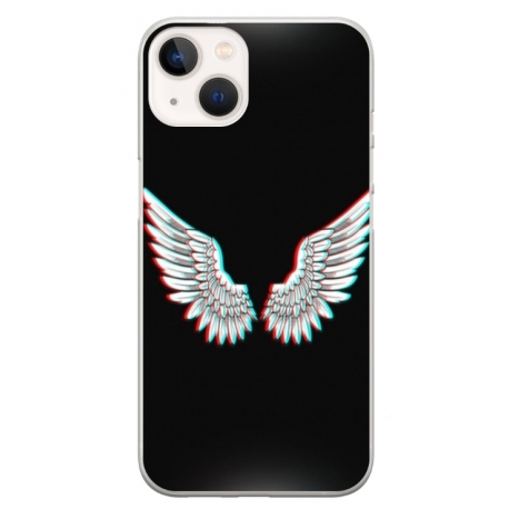 Husa personalizata tip carcasa HQPrint pentru Apple iPhone 15, model Angel, multicolor, S1D1M0219