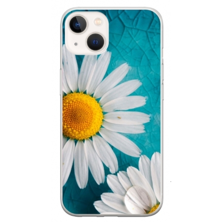 Husa personalizata tip carcasa HQPrint pentru Apple iPhone 15, model Petunia 1, multicolor, S1D1M0235