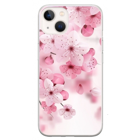 Husa personalizata tip carcasa HQPrint pentru Apple iPhone 15, model Flowers 17, multicolor, S1D1M0241
