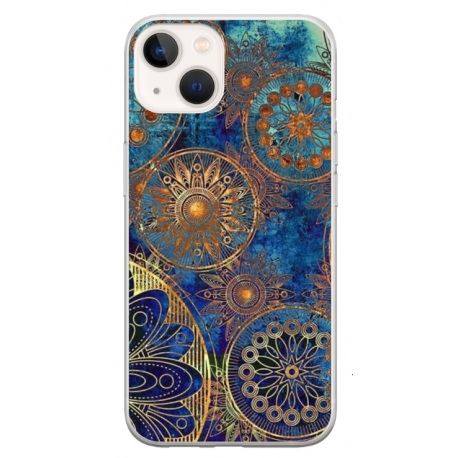Husa personalizata tip carcasa HQPrint pentru Apple iPhone 15, model Mandela 3, multicolor, S1D1M0256