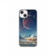 Husa personalizata tip carcasa HQPrint pentru Apple iPhone 15, model Alien Planet, multicolor, S1D1M0264