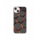 Husa personalizata tip carcasa HQPrint pentru Apple iPhone 15, model Lava Hex, multicolor, S1D1M0265