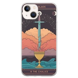 Husa personalizata tip carcasa HQPrint pentru Apple iPhone 15, model Tarrot, multicolor, S1D1M0267