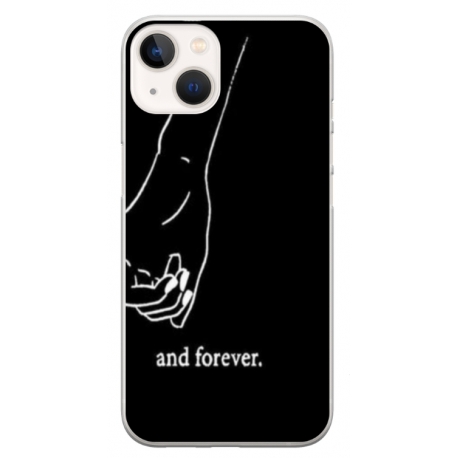 Husa personalizata tip carcasa HQPrint pentru Apple iPhone 15, model Always and Forever 2, multicolor, S1D1M0280