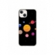 Husa personalizata tip carcasa HQPrint pentru Apple iPhone 15, model Colorful Galaxy, multicolor, S1D1M0283