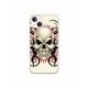 Husa personalizata tip carcasa HQPrint pentru Apple iPhone 15, model Skull 1, multicolor, S1D1M0284