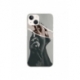 Husa personalizata tip carcasa HQPrint pentru Apple iPhone 15, model Black and White Hands, multicolor, S1D1M0300