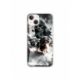 Husa personalizata tip carcasa HQPrint pentru Apple iPhone 15, model Skeleton Cards, multicolor, S1D1M0301