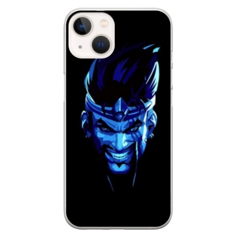 Husa personalizata tip carcasa HQPrint pentru Apple iPhone 15, model Blue King, multicolor, S1D1M0305