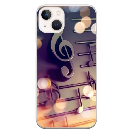 Husa personalizata tip carcasa HQPrint pentru Apple iPhone 15, model Notes, multicolor, S1D1M0328