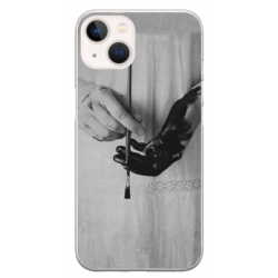 Husa personalizata tip carcasa HQPrint pentru Apple iPhone 15, model Black Paint, multicolor, S1D1M0336