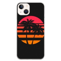 Husa personalizata tip carcasa HQPrint pentru Apple iPhone 15, model Beach View 3, multicolor, S1D1M0337